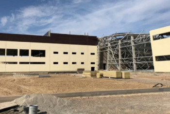 Фотография к новости: Причину обрушения крыши спорткомплекса в Алматинской области выясняет комиссия