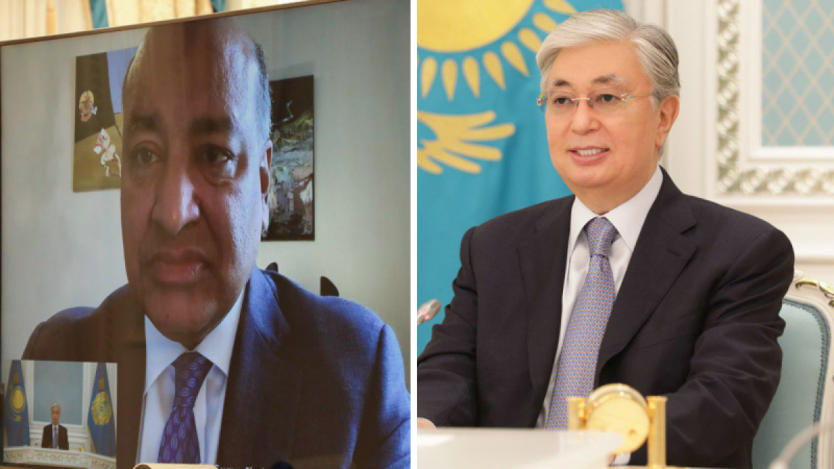 Токаев провел совещание с советником Чакрабарти