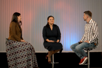 Фотография к новости: Время тоев и межпланетных форумов закончилось – Галия Идоятова в гостях у "20:20"