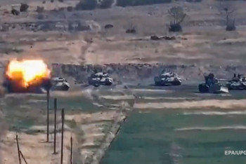 Фотография к новости: Азербайджан опубликовал видео операции по уничтожению армянских танков