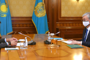 Фотография к новости: Токаев принял председателя Нацбанка