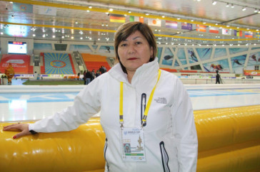 Фотография к новости: "Никто из членов нацсборной по конькобежному спорту не болеет COVID-19" – Сарсекенова