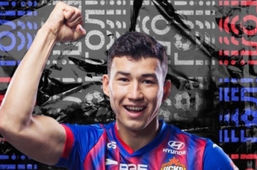 Фотография к новости: Казахстанец забил первый гол в составе московского ЦСКА