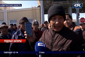 Фотография к новости: Дальнобойщики возмущены очередями и условиями на казахстанско-китайской границе