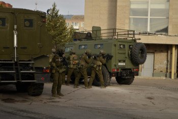 Фотография к новости: Республиканские антитеррористические учения провели в Кокшетау