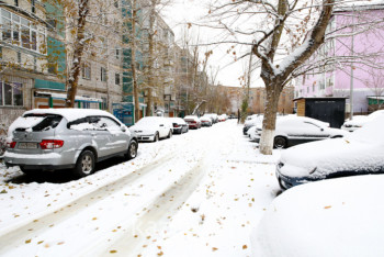 Фотография к новости: Снег выпал в Нур-Султане