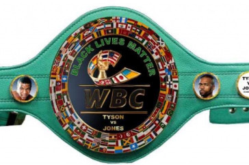 Фотография к новости: Фото пояса для победителя боя Майк Тайсон – Рой Джонс появилось в Сети