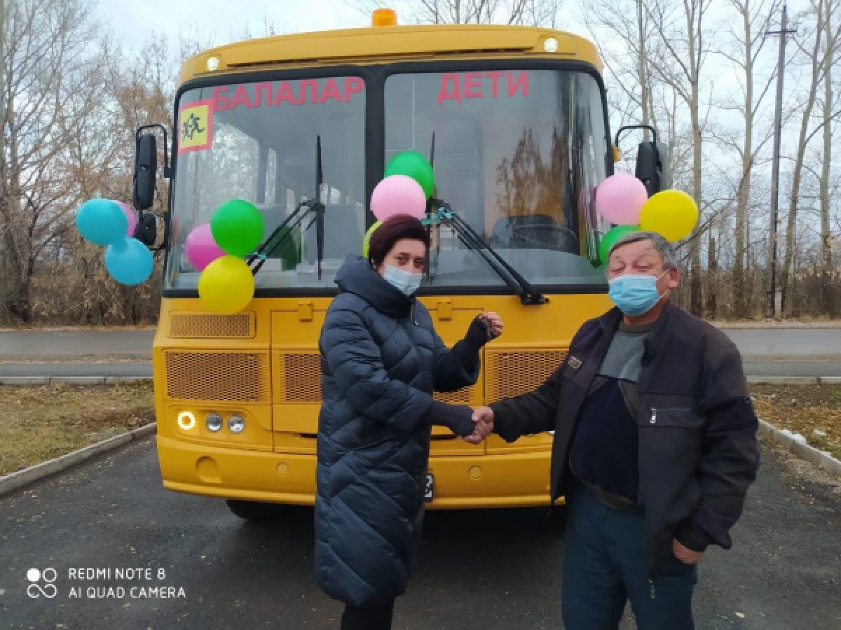Новые автобусы закупили для школ Акмолинской области