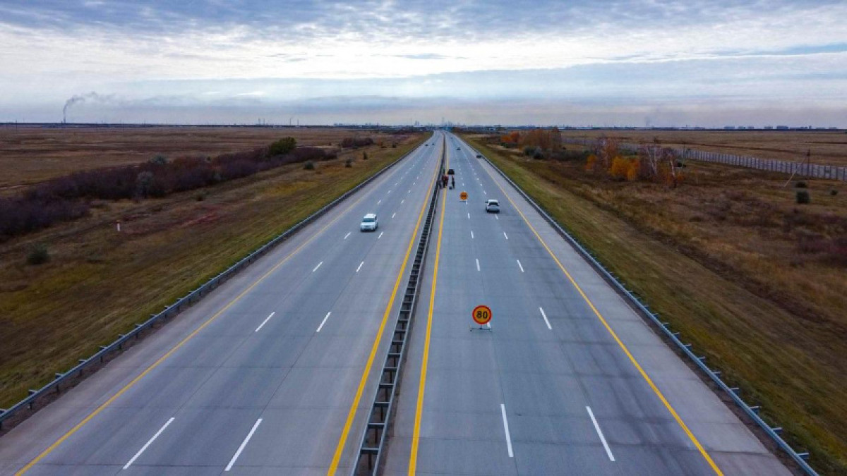 Музыкальные полосы появились на трассе Нур-Султан - Щучинск