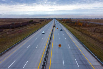 Фотография к новости: Музыкальные полосы появились на трассе Нур-Султан - Щучинск