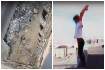 Фотография к новости: За сальто мальчика на краю крыши в Актау наказали родителей