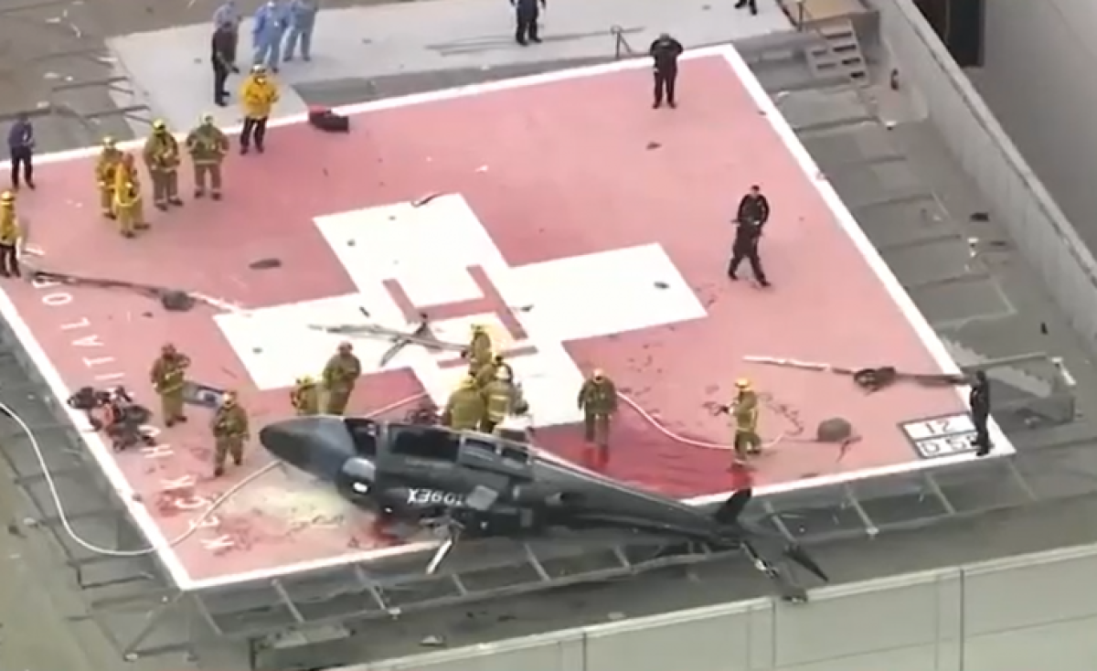 Перевозивший донорское сердце вертолет разбился в Сан-Диего