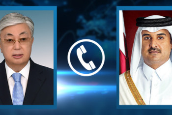 Фотография к новости: Токаев пригласил эмира Катара в Казахстан