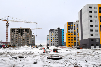 Фотография к новости: Мамин проверил ход строительства социального жилья в Нур-Султане