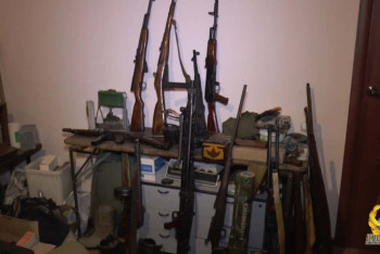 Фотография к новости: Подпольный цех по переделке огнестрельного оружия обнаружен в Алматы