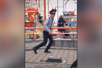 Фотография к новости: За танец в полицейской форме в TikTok наказали жителя Алматы