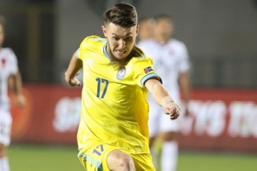 Фотография к новости: Казахстан уступил дома Литве и стал последним в группе Лиги наций