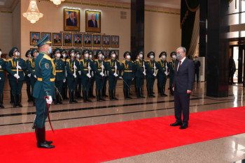 Фотография к новости: Токаев военным: Существующая архитектура безопасности находится в кризисном состоянии