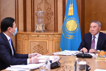 Фотография к новости: Назарбаев принял акима Нур-Султана