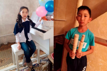 Фотография к новости: Акмолинская школьница и ее брат попали в число лучших детей мира