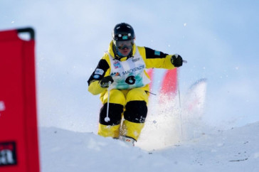 Фотография к новости: Казахстанец завоевал бронзу на турнире по фристайлу-могул FIS Open