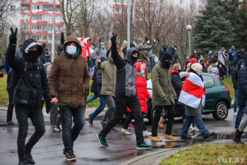 Фотография к новости: Более 200 демонстрантов задержали на акции протеста в Минске