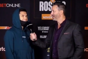 Фотография к новости: Данияр Елеусинов сделал заявление перед боем за титул