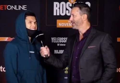 Фотография к новости: Данияр Елеусинов сделал заявление перед боем за титул