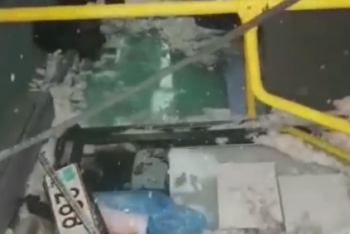 Фотография к новости: Пассажирский автобус вылетел в кювет в Карагандинской области