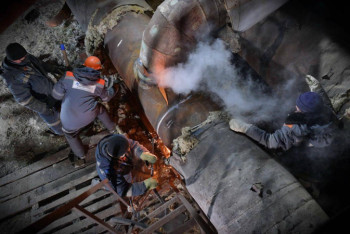 Фотография к новости: Крупная коммунальная авария произошла в Павлодаре