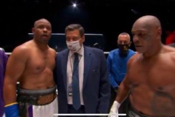 Фотография к новости: Бой Майк Тайсон — Рой Джонс завершился ничьей