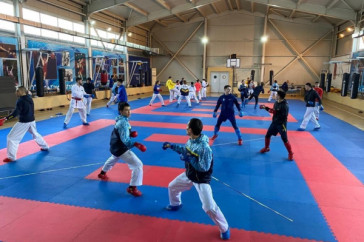 Фотография к новости: Стартовали учебные сборы команды Казахстана по каратэ