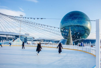 Фотография к новости: В Нур-Султане откроют большой каток. Кататься можно будет только в масках
