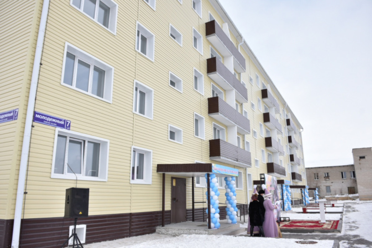 60 семей стали новоселами в райцентре Акмолинской области