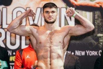 Фотография к новости: Али Ахмедов сразится за титул чемпиона мира в андеркарде боя Головкина