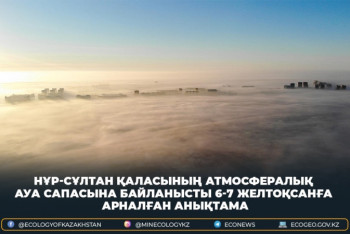 Фотография к новости: Смог в Нур-Султане: причины объяснил Казгидромет