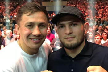 Фотография к новости: Хабиб Нурмагомедов обратился к Геннадию Головкину