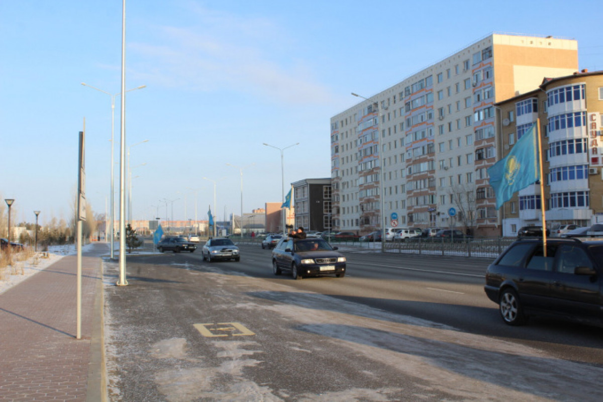 Автопробег ко Дню независимости прошел в Кокшетау