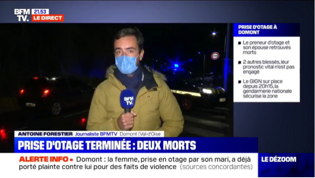 Захват заложников во Франции: мужчина убил жену и покончил с собой