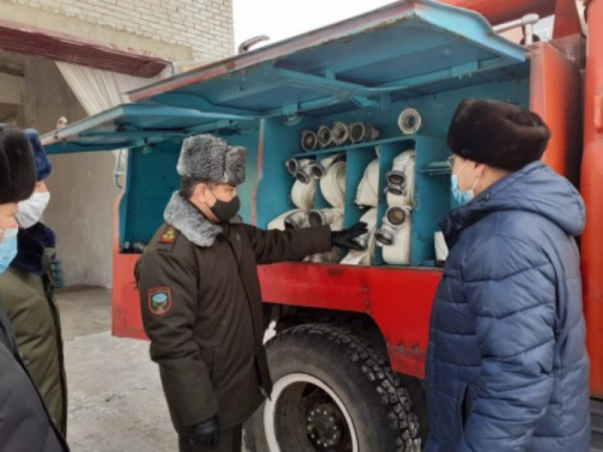 Новый пожарный пост открылся в Акмолинской области