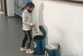 Фотография к новости: В школах Акмолинской области практикуют раздельный сбор отходов