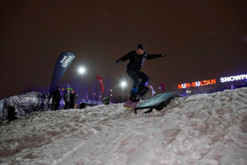 Фотография к новости: Горка для сноубордистов и лыжников открылась в Нур-Султане