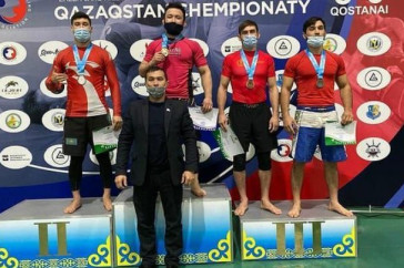 Фотография к новости: Акмолинцы отличились на чемпионате страны по грэпплингу