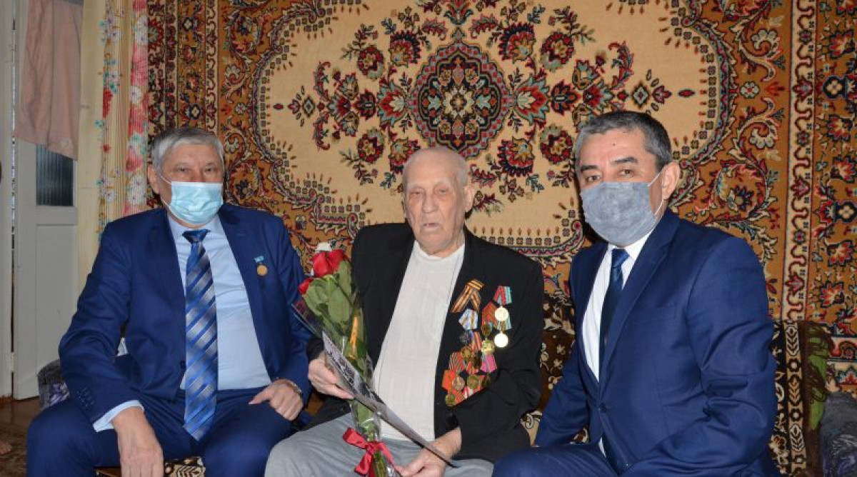 Десять фронтовиков-кокшетауцев награждены юбилейной медалью в честь 75-летия освобождения Беларуси