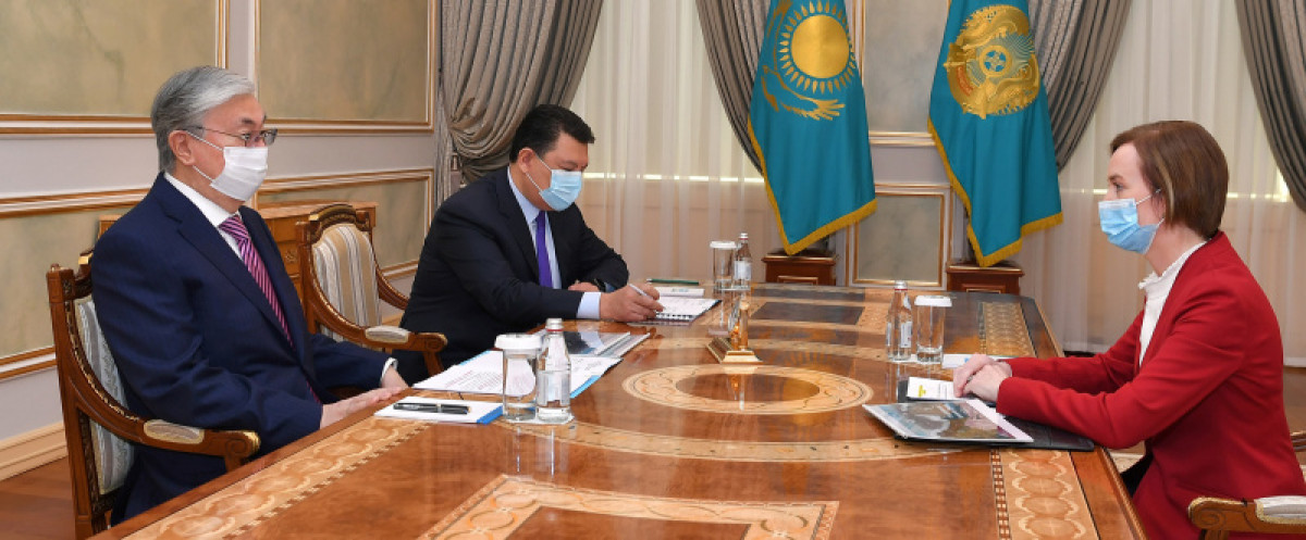 Токаев принял гендиректора "Тенгизшевройла"