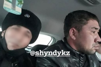 Фотография к новости: Шымкентского полицейского уволили из-за селфи с предполагаемым насильником