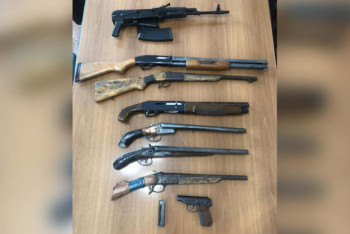 Фотография к новости: Боевой арсенал изъяли у жителя Павлодара