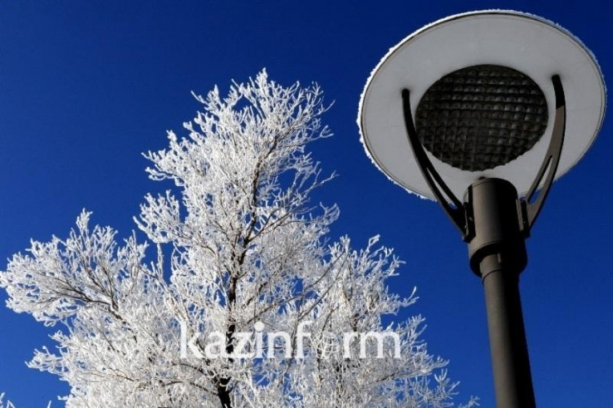 Сильный мороз: штормовое предупреждение объявлено в ряде областей РК
