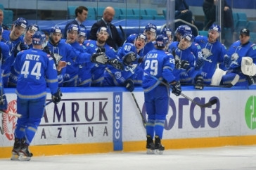 Фотография к новости: "Барыс" разнес "Амур" и выиграл пятый подряд матч КХЛ