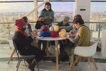 Фотография к новости: Шестиметровую вязаную елку установят в Нур-Султане